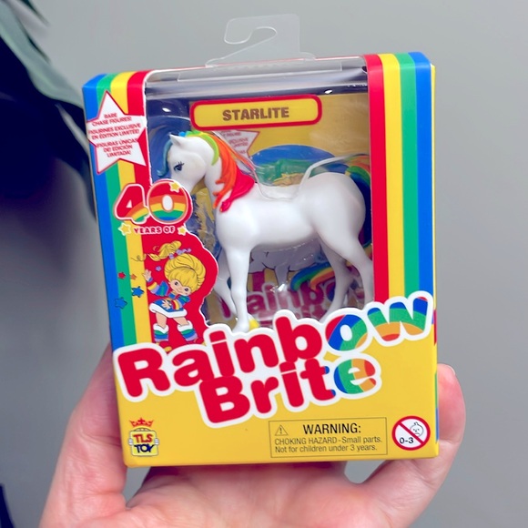 New Rainbow Brite RARE CHASE! Starlite 40th Anniversary 2023 Figure Horse - Picture 3 of 12
